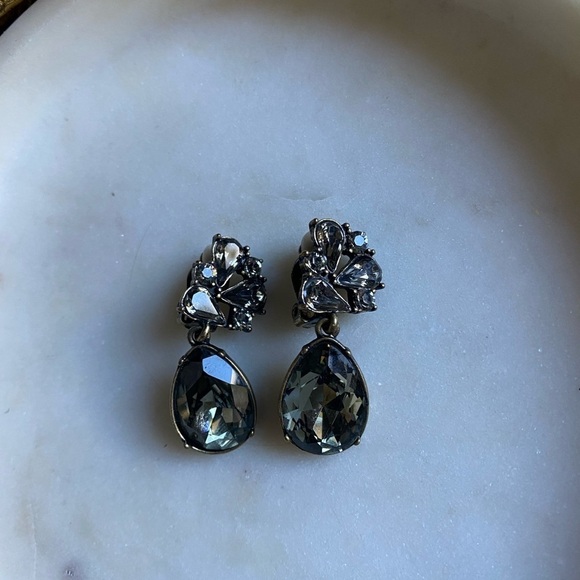 Vintage rhinestone clip on earrings Estate Jewelry - Picture 14 of 15